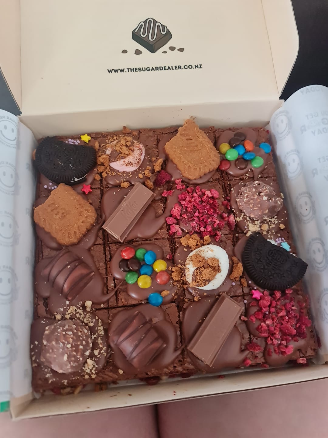 Customer photo review of Mixed assortment brownie