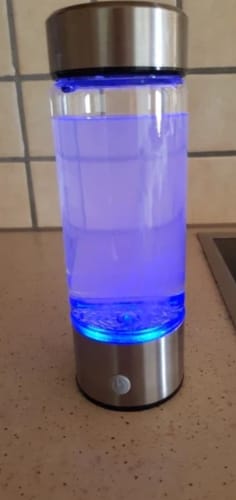 Customer photo review of HydroBoost™ Wasserionisator Trinkflasche