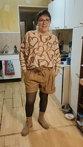 Avis photo d'un client sur COLLANT POLAIRE EFFET TRANSPARENT LEGGS