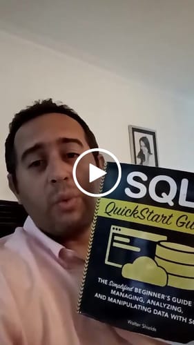 Customer video review of SQL QuickStart Guide