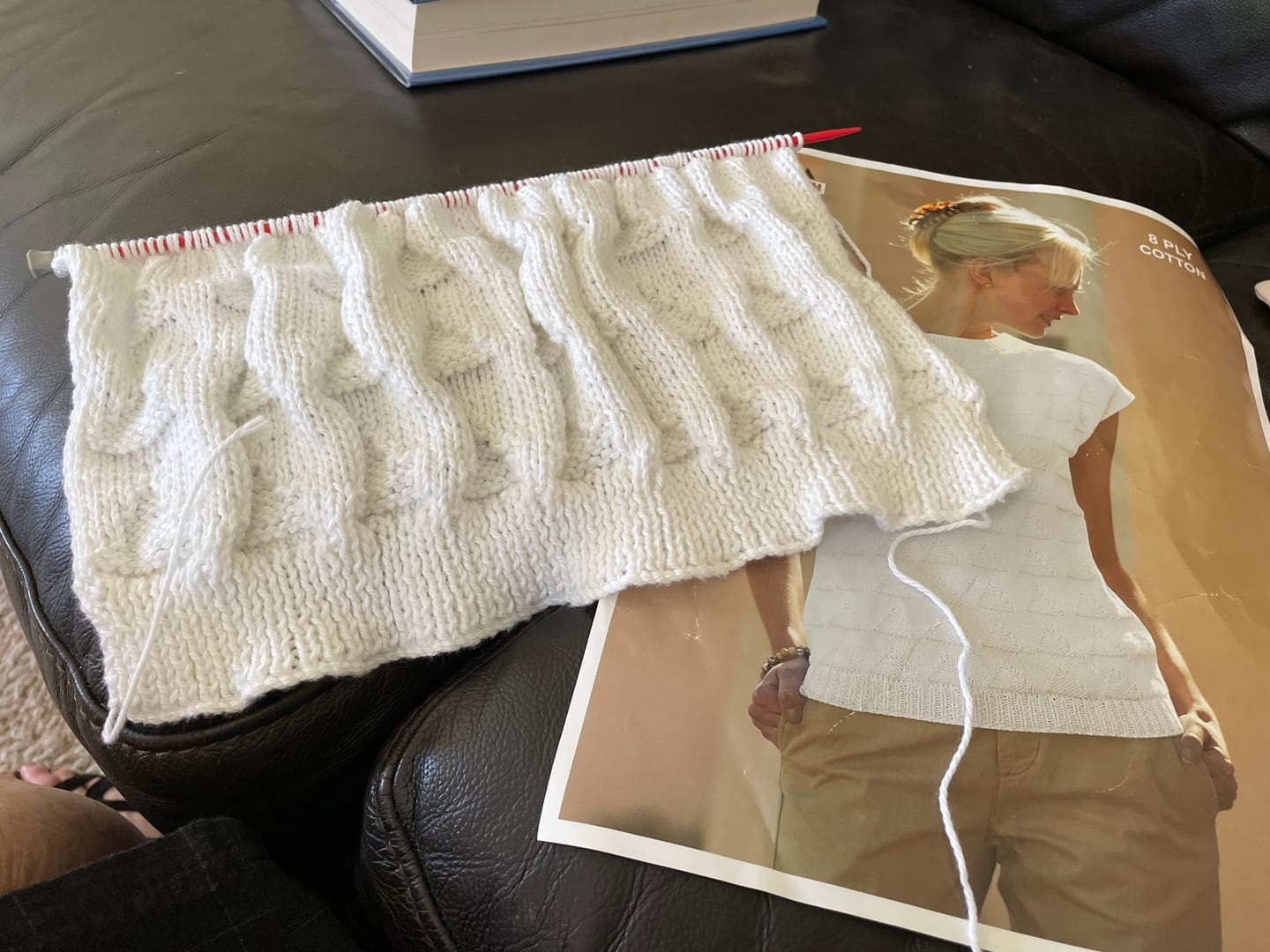 Customer photo review of Heirloom Cotton 8 ply