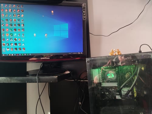 Customer photo review of PC /CPU / COMPUTADOR Intel Core i5-12400 - Disco SSD NVMe M.2  - Memoria RAM DDR4 - Case Corporativo - Fuente de Poder