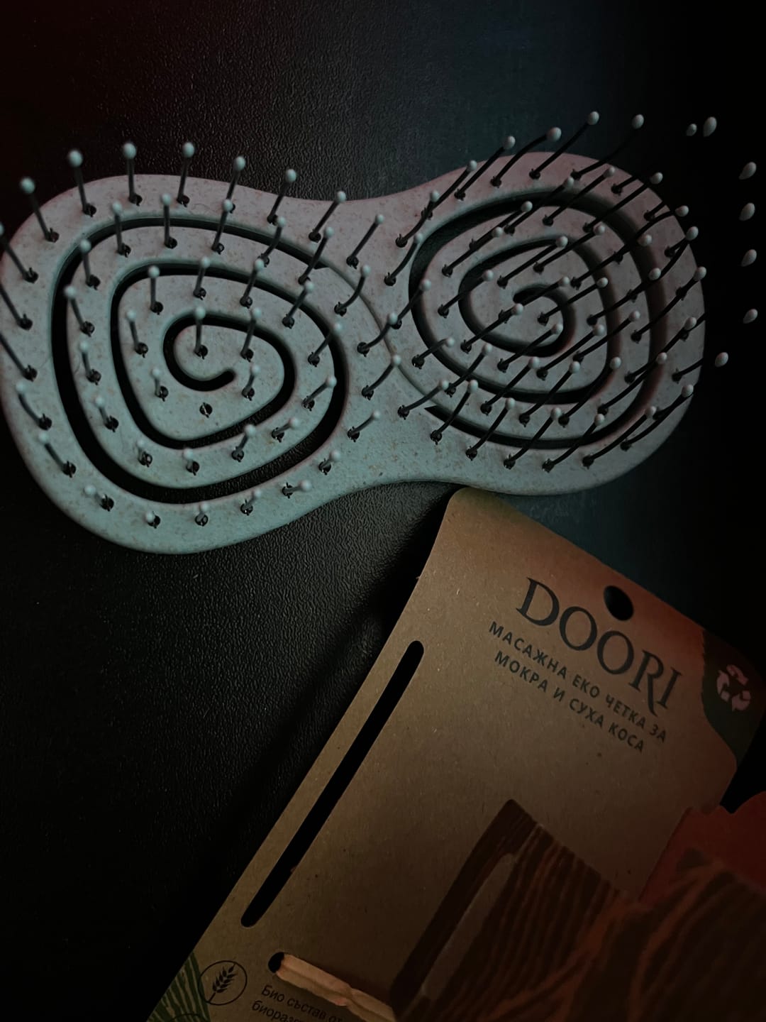 Customer photo review of Компактна Масажна ЕКО четка Doori Compact Аква