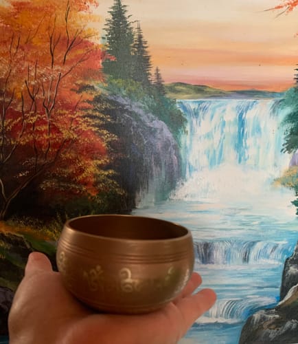 Customer photo review of CUENCO VIAJERO - "FLOR DE LOTO"