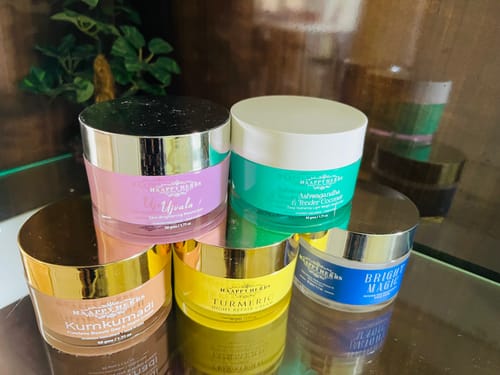 Customer photo review of Bright Magic - Intense Skin Brightening Face Pack