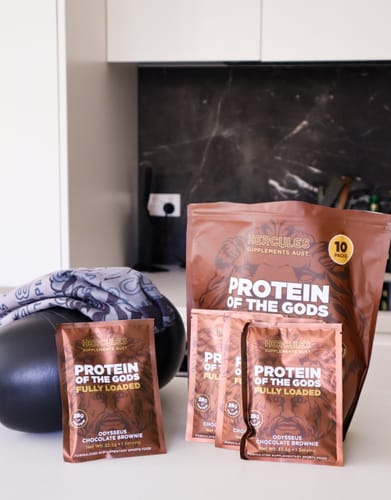 Customer photo review of Protein of the Gods Fully Loaded - 20 Serves