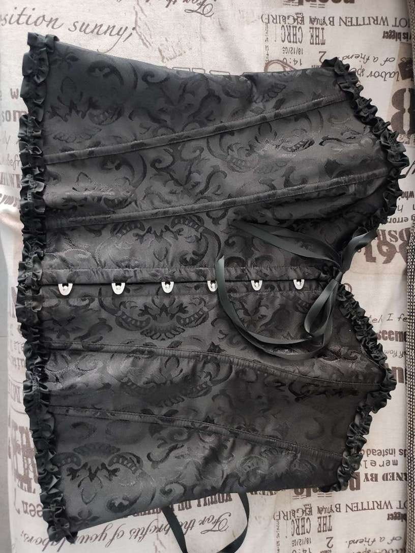 Customer photo review of Overbust Steampunk corset