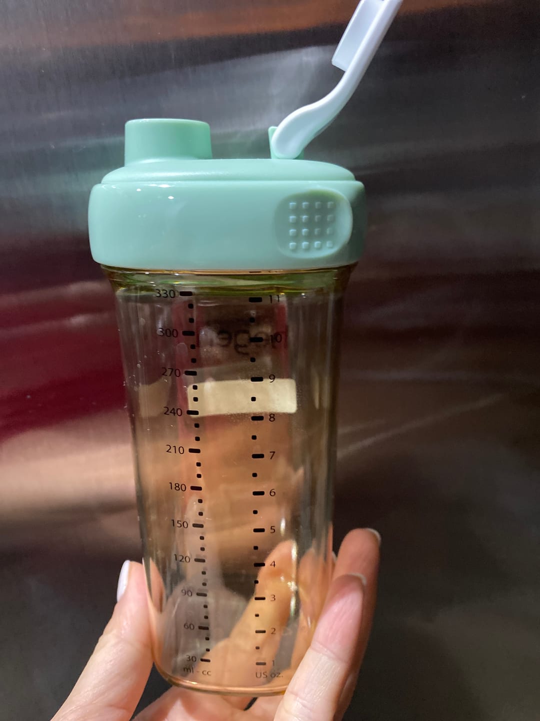 Customer photo review of Hegen PCTO™ 330ml/11oz Drinking Bottle PPSU Green (24 months and above)