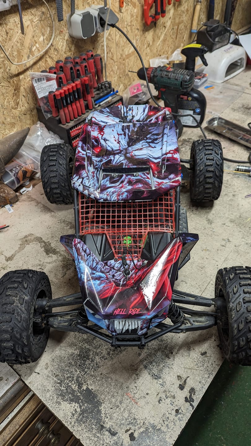 Customer photo review of ARRMA FIRETEAM - BODY WRAP "SPEED DEMON"