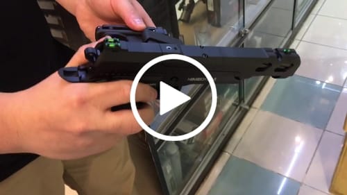 Customer video review of Revanchist Airsoft Left and Right Charging Handle for Novritsch SSP5