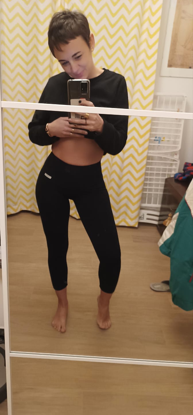 Customer photo review of Leggings CALIPSO Nero Costine