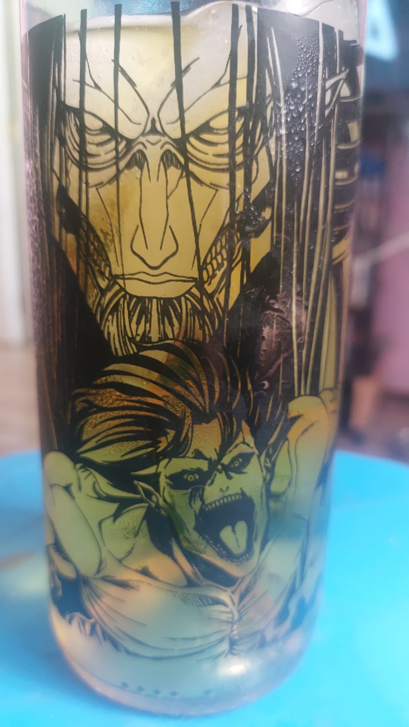 Customer photo review of Titanes - Juego de 6 Vasos
