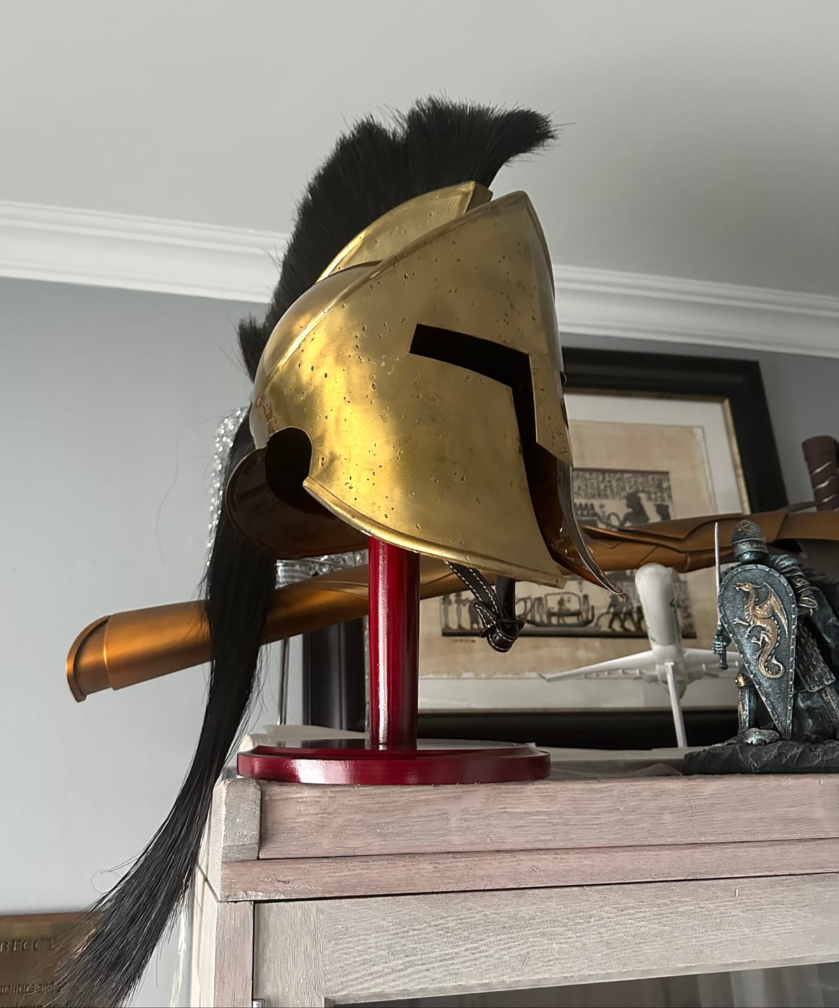 Customer photo review of The Great Spartan king Leonidas Helmet