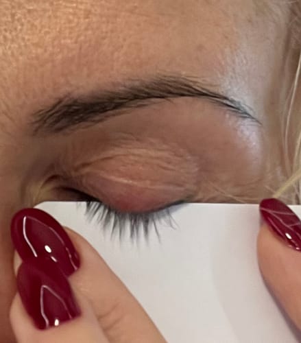 Customer photo review of Long Lashes FOREVER