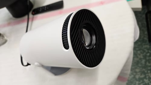 Customer photo review of Tragbarer mini 4K Projektor