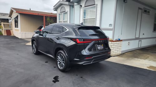 Customer photo review of 2011-2022 CALIFORNIA LICENSE PLATE DMV.CA.GOV - BLACK WITH WHITE TEXT 6"x12" (156.5mm x 305mm)