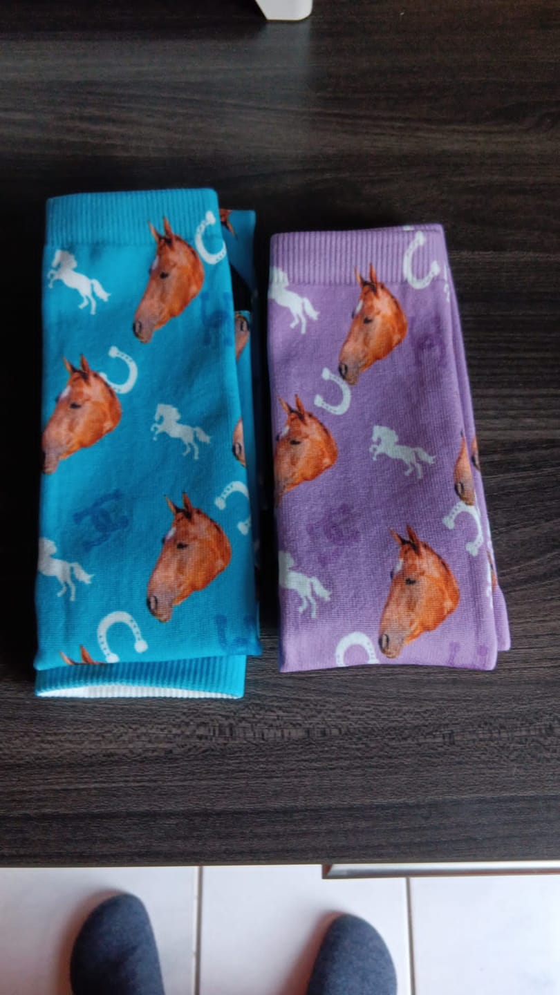 Customer photo review of Personalisierte Hundesocken