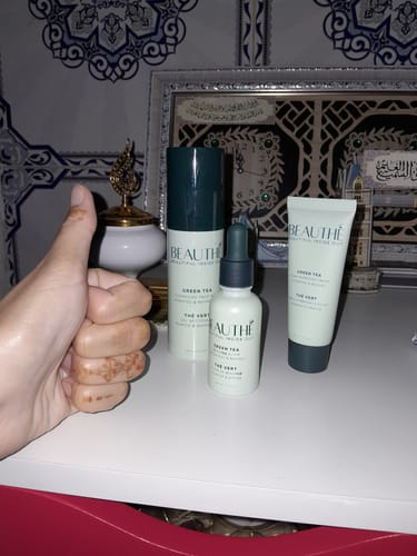 Customer photo review of Gamme Complète : Crème + Gel + Sérum