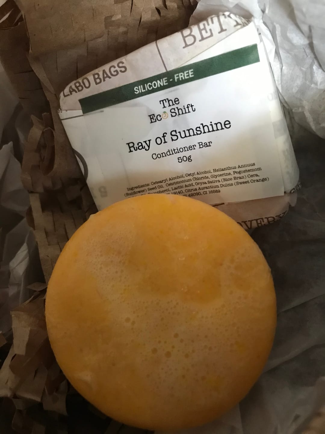 Customer photo review of Anti Hair Fall Shampoo Bar Ray of Sunshine
