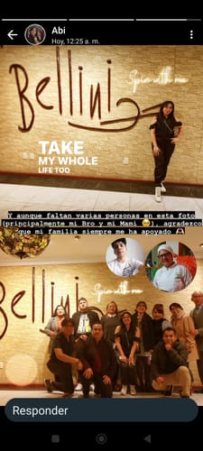 Customer photo review of Grupos Menú Vicenzo