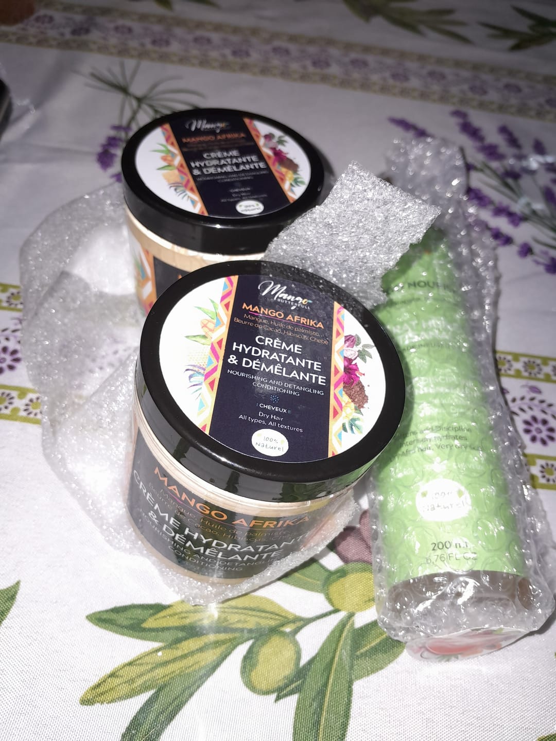 Customer photo review of Crème hydratante et démêlante  2 en 1  - MANGO AFRIKA