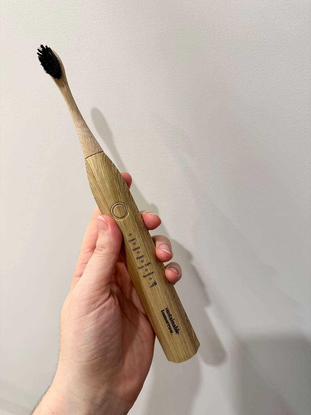 Customer photo review of Zen Bamboo Electric Toothbrush