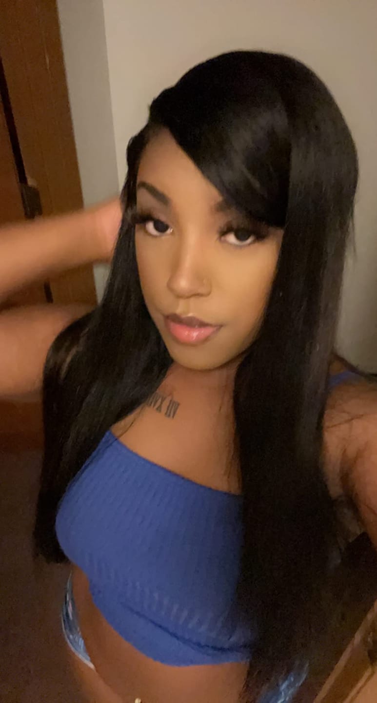 Customer photo review of Full Shine  K Tip Hair Extensions 100% Virgin Human Hair Off Black (#1B)