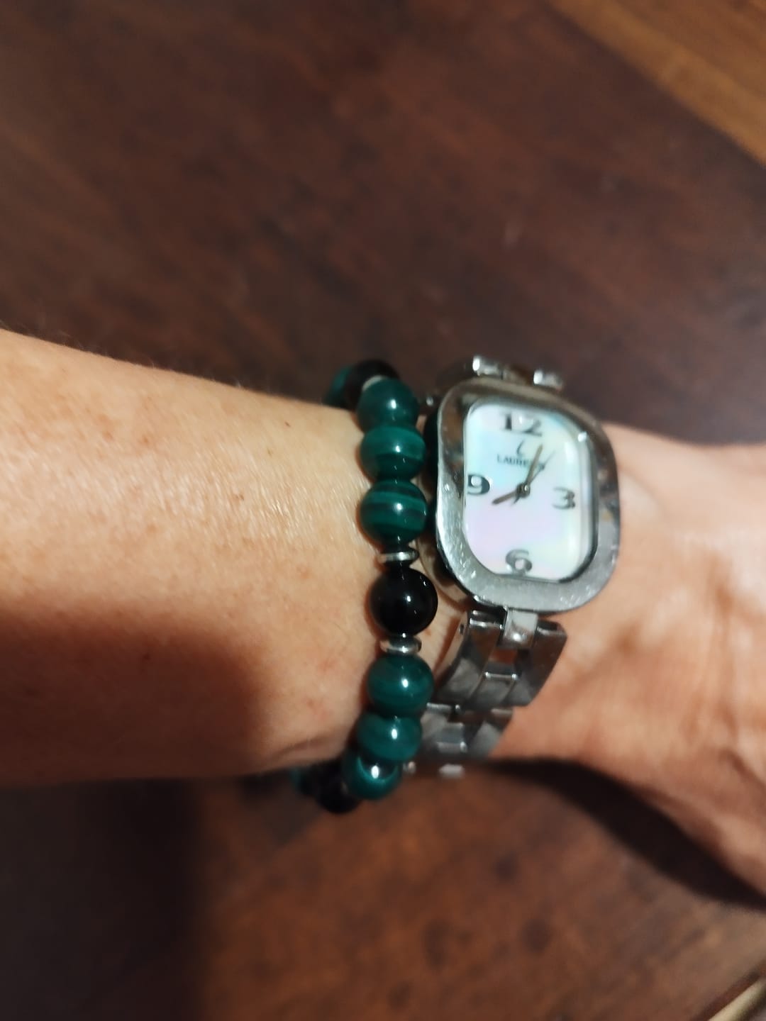 Customer photo review of Personalized tibetan tamashii-style bracelet