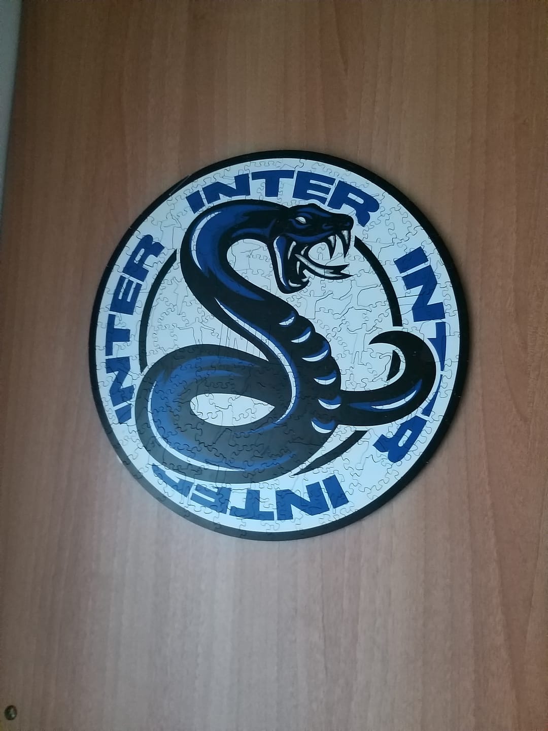 Customer photo review of Biscione Inter® - Puzzle di Legno
