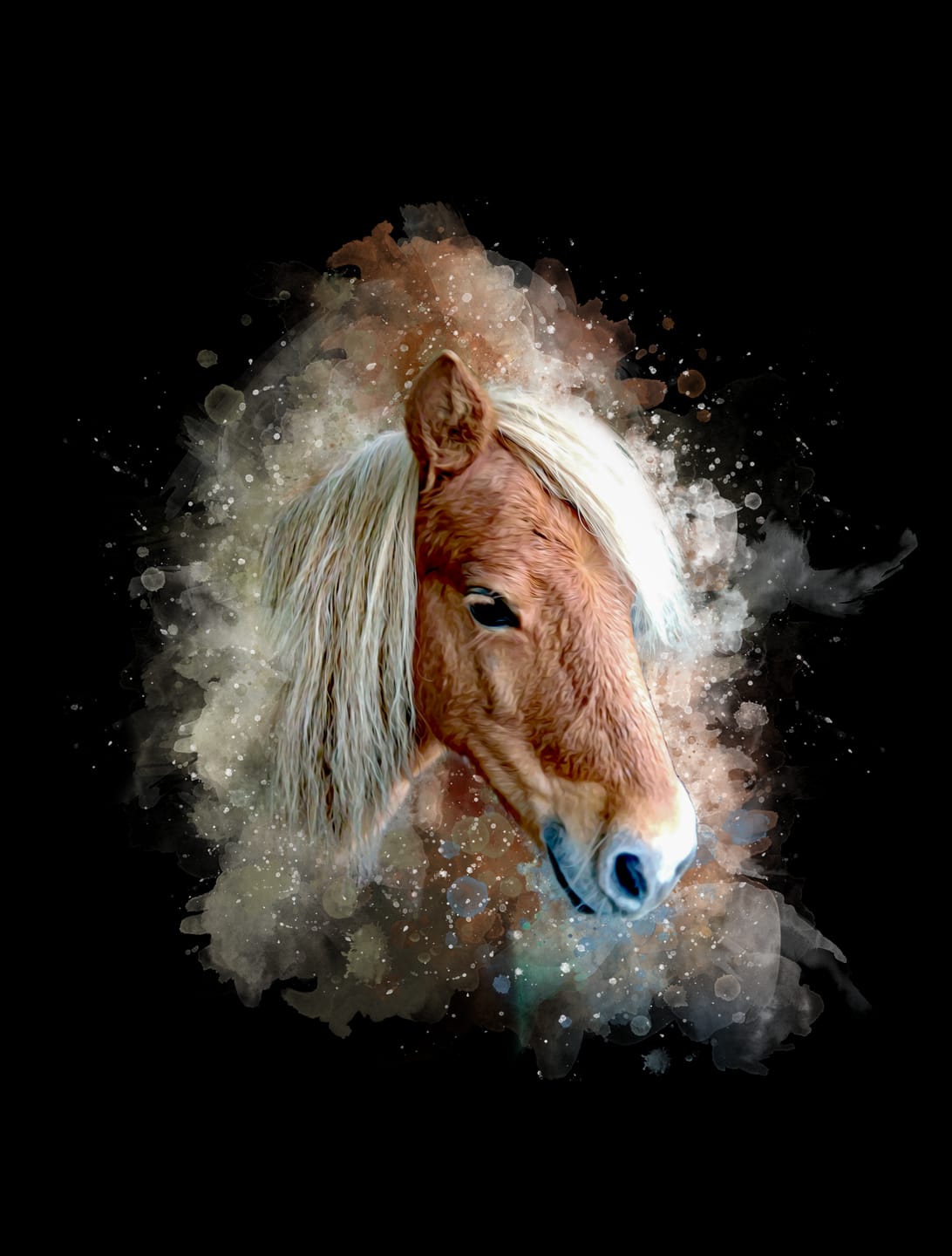 Customer photo review of Dein Pferd als Aquarell-Portrait | Geschenk für Pferdeliebhaber