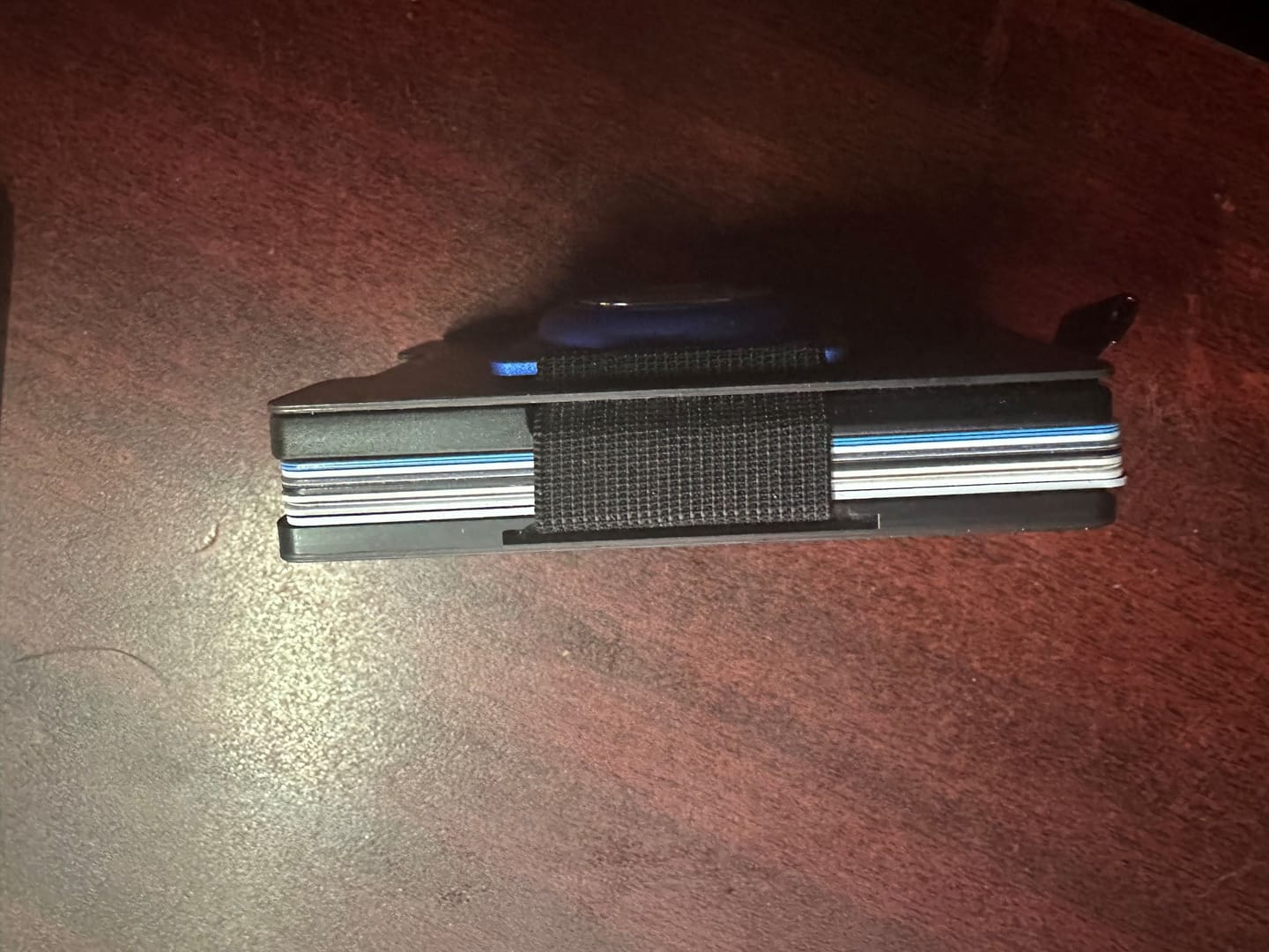 Customer photo review of Carbon Fiber 3K matte Slim Wallet