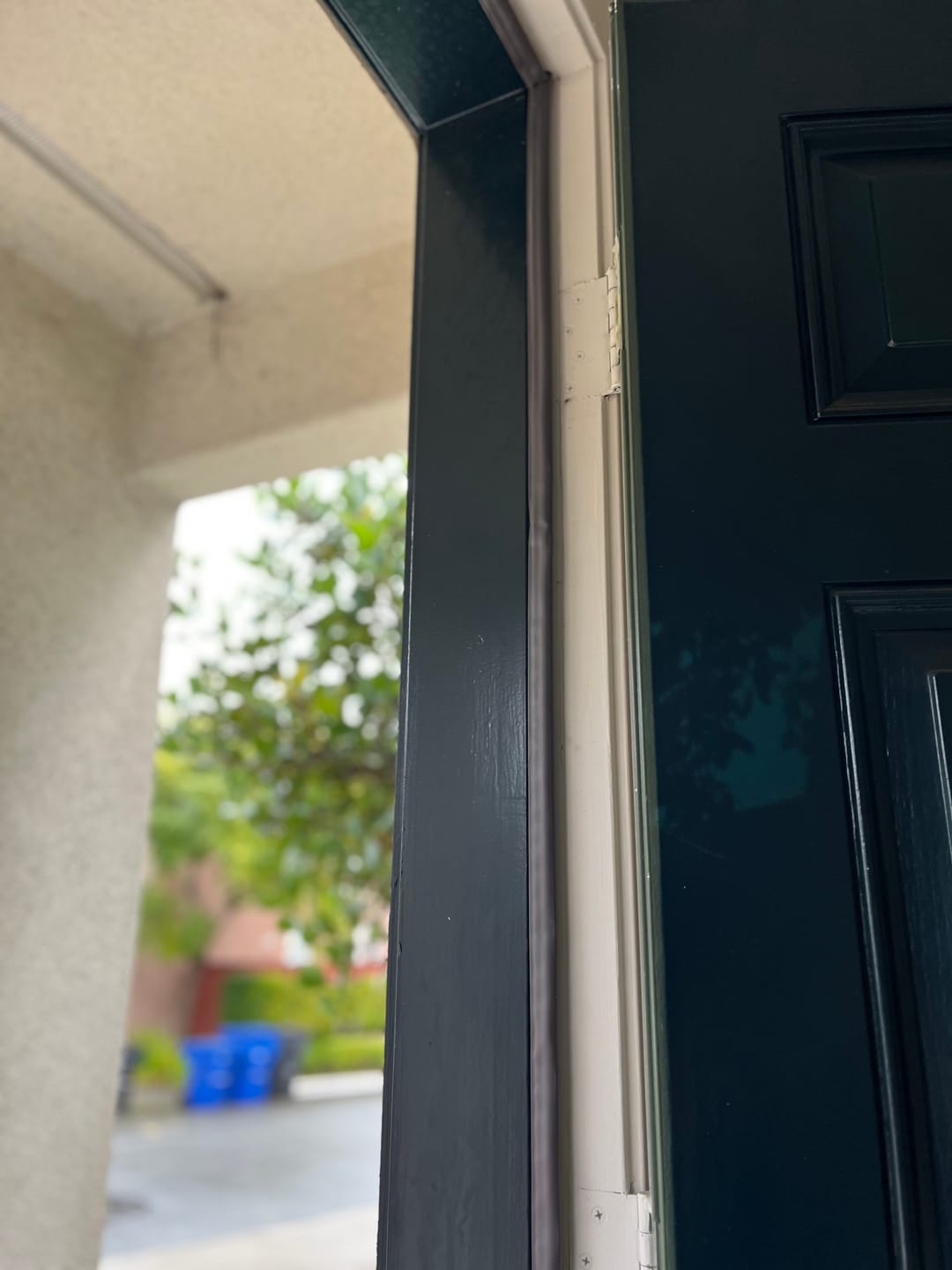 Customer photo review of 97" Extra Long High Reach Compression Weatherstrip (1 piece)