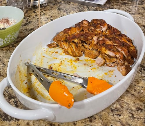 Customer photo review of Halal Chicken Leg & Thigh