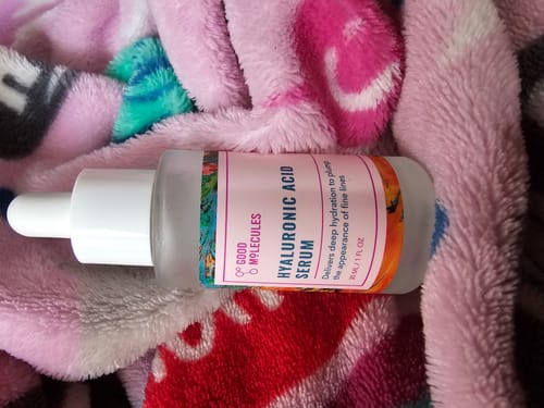 Customer photo review of Hyaluronic Acid Serum