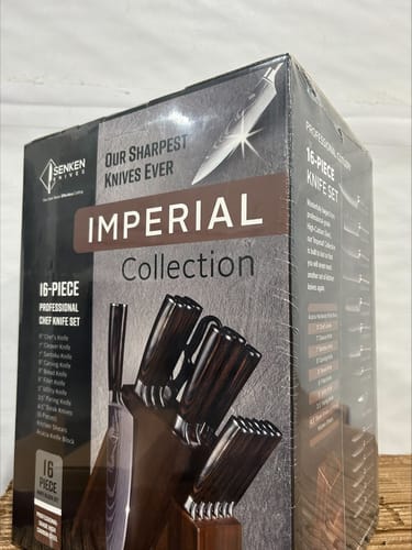 Customer photo review of "Imperial" 16-Piece Japanese Knife Block Set
