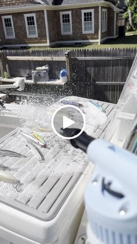 Customer photo review of Soap Boat Foam Gun/Tournament Series Stainless Steel