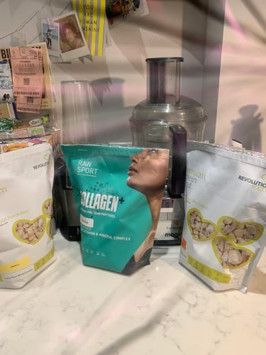 Customer photo review of Premium Blend Protein Powder