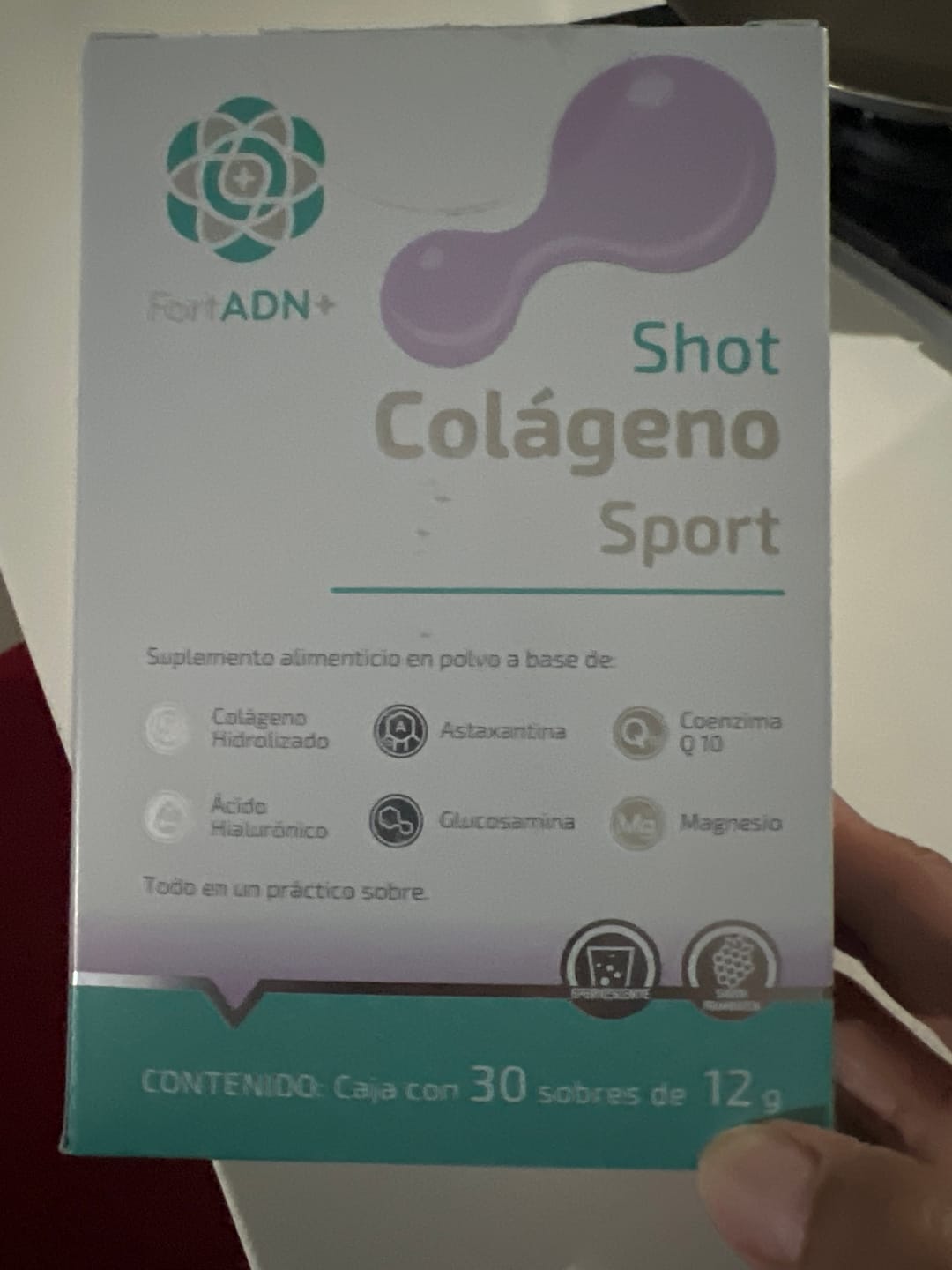 Customer photo review of Shot Colágeno Sport Fort ADN