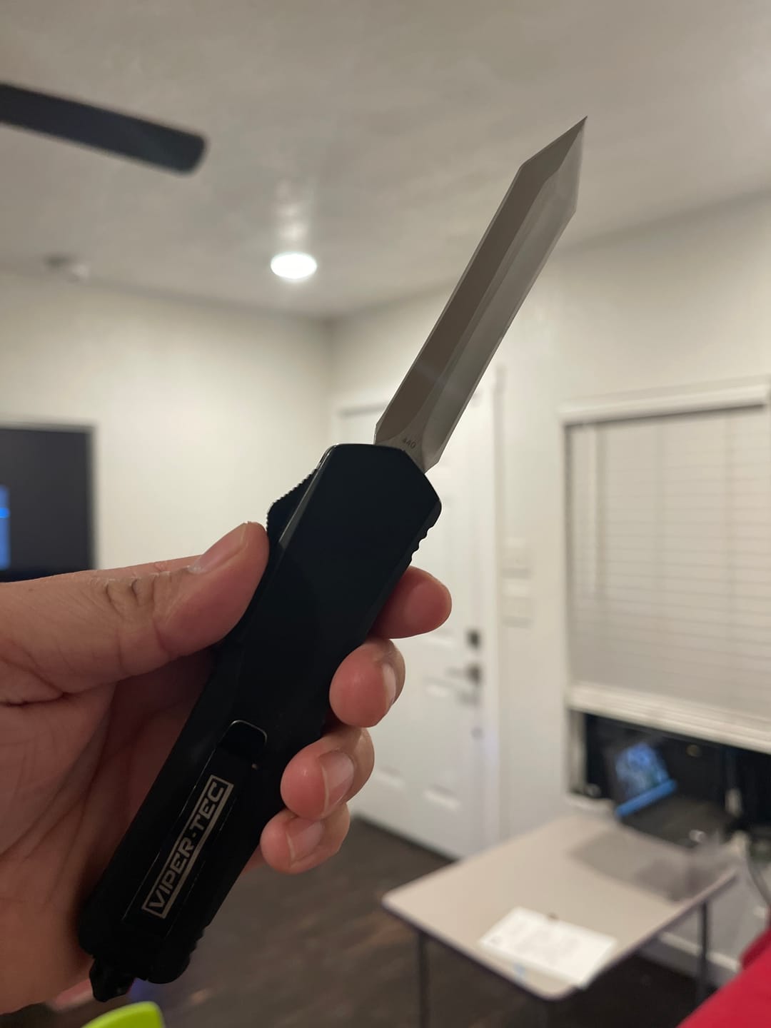 Customer photo review of Black Reaper OTF Knife