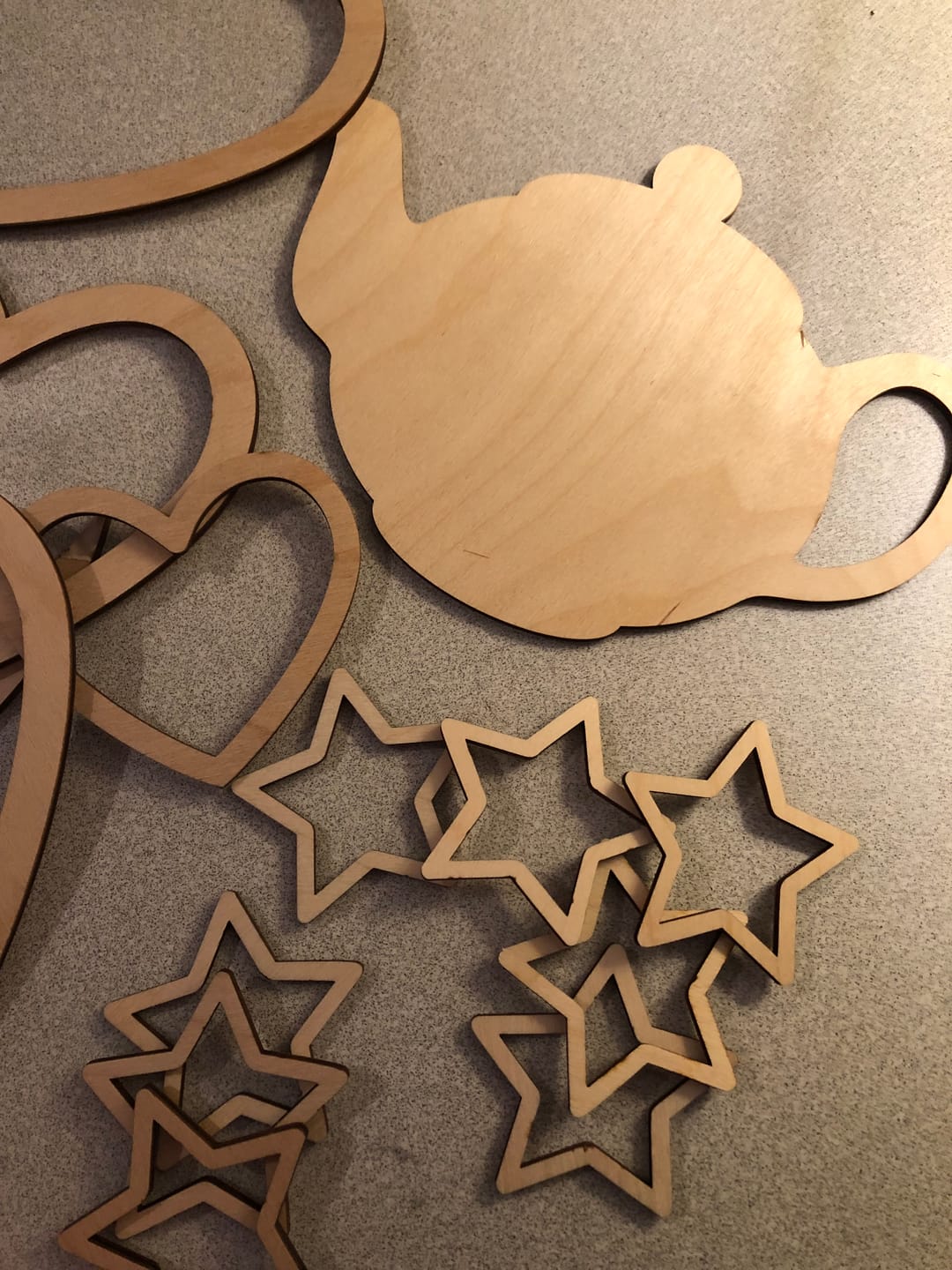 Customer photo review of Unfinished Wood Star Outline Shape - Craft - up to 36" DIY