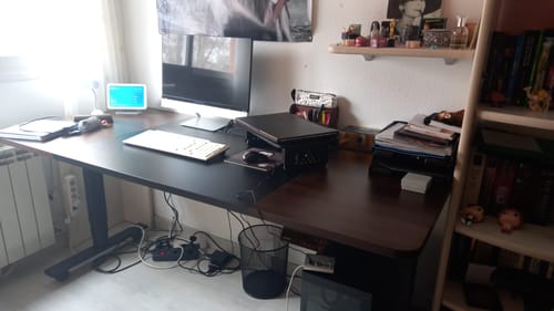 Customer photo review of Maidesite SC2 Pro-Escritorio Eléctrico Elevable en Altura 180X80 cm
