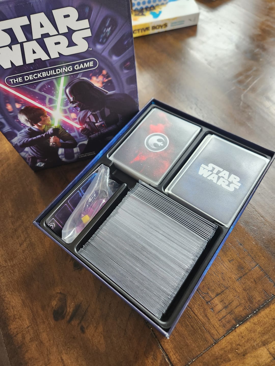 Customer photo review of Clear Matte Standard Size Card Sleeves