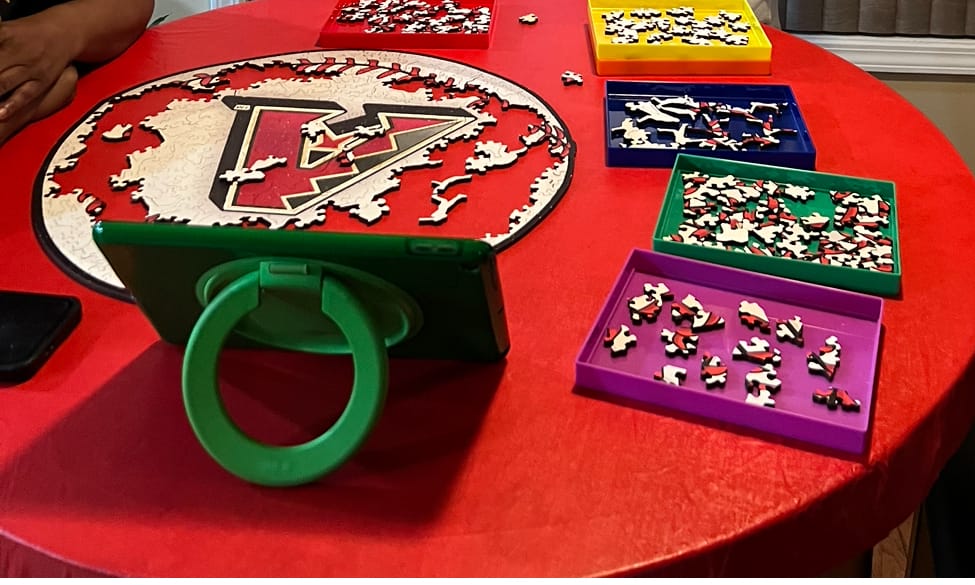 Customer photo review of Arizona Diamondbacks™ - Wooden Puzzle