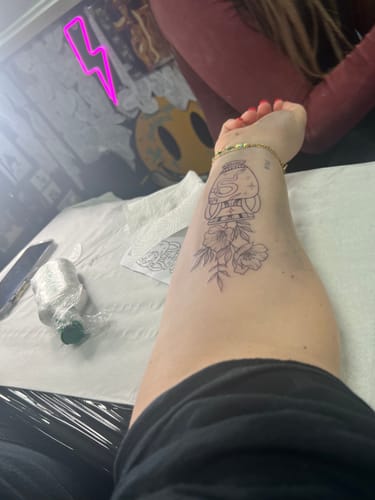 Customer photo review of TattooNumbx Numbing Cream