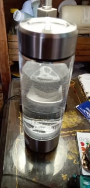 Customer photo review of HydroBoost™ Wasserionisator Trinkflasche