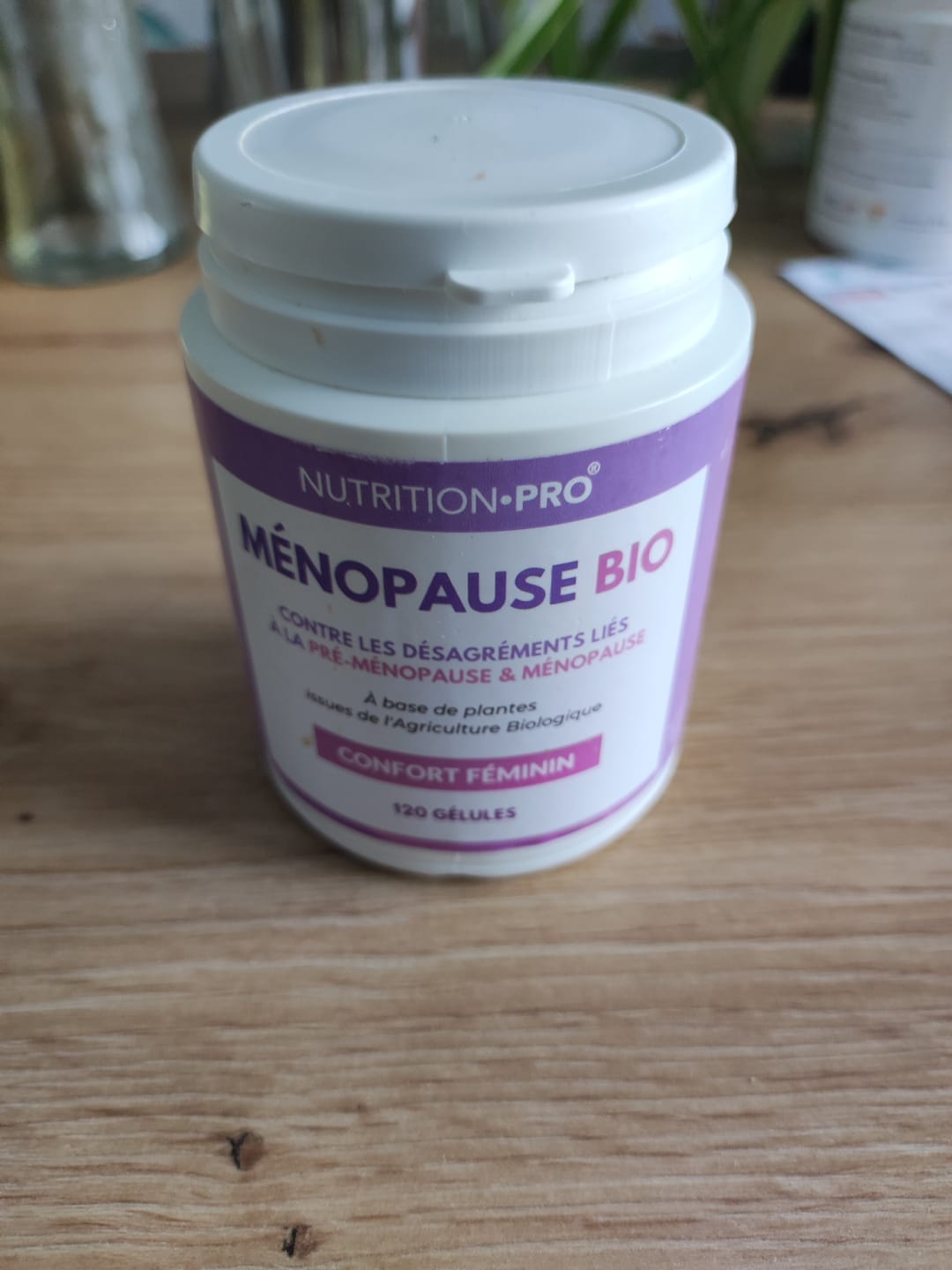 Customer photo review of MÉNOPAUSE BIO - 120 GÉLULES