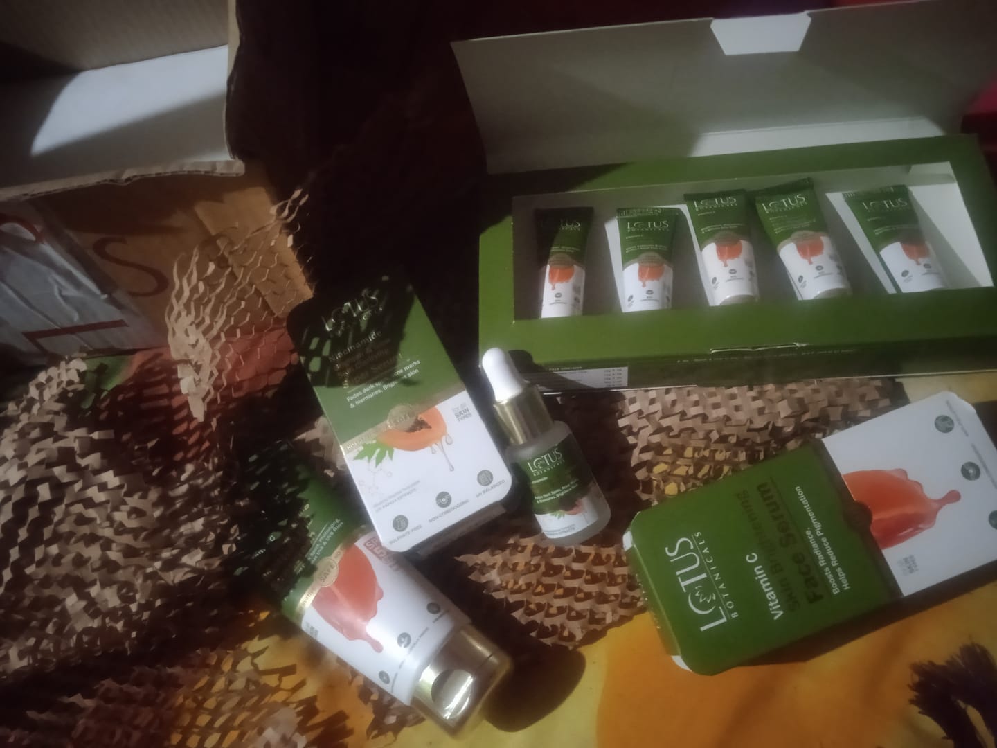 Customer photo review of Vitamin C Skin Brightening Face Serum