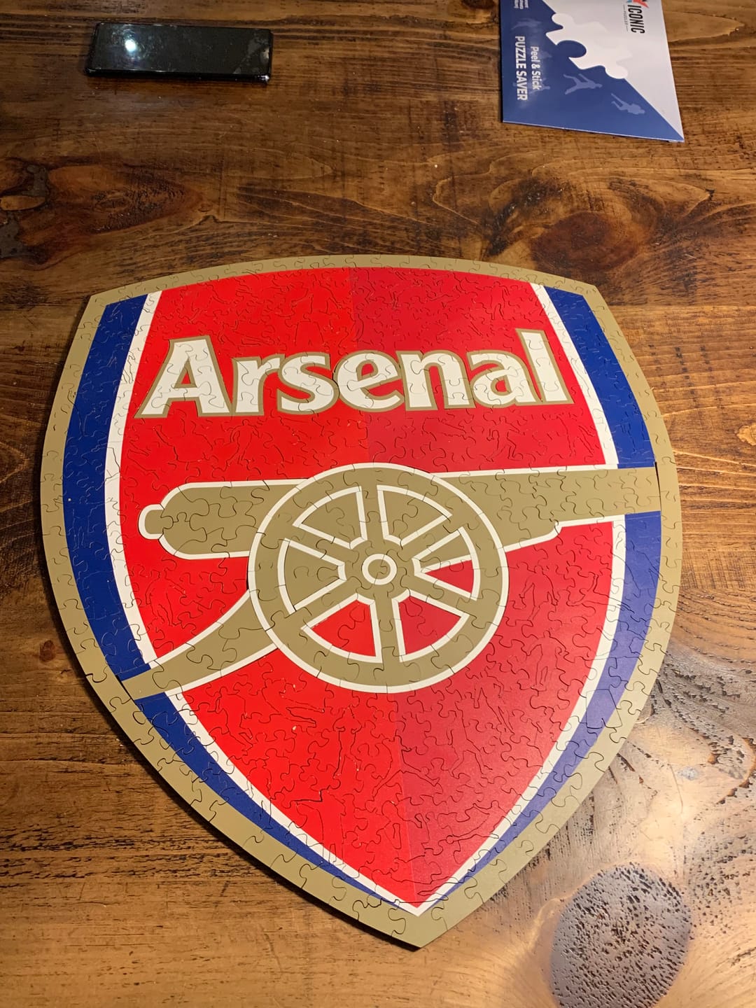 Customer photo review of Arsenal FC® Crest - Wooden Puzzle