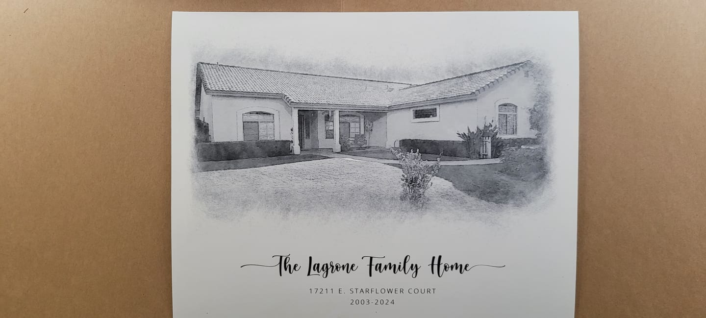 Customer photo review of Custom House Portrait