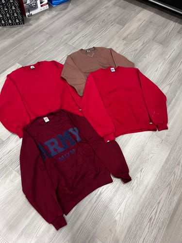 Customer photo review of Vintage Army Mom Sweatshirt Size Medium
